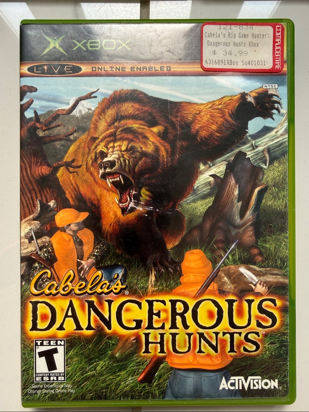 Cabela's Dangerous Hunts Xbox Game - Orange Cover
